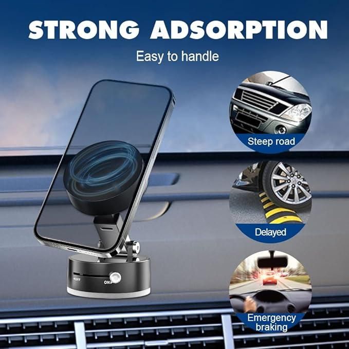 Vacuum Magnetic Suction Car Phone Holder