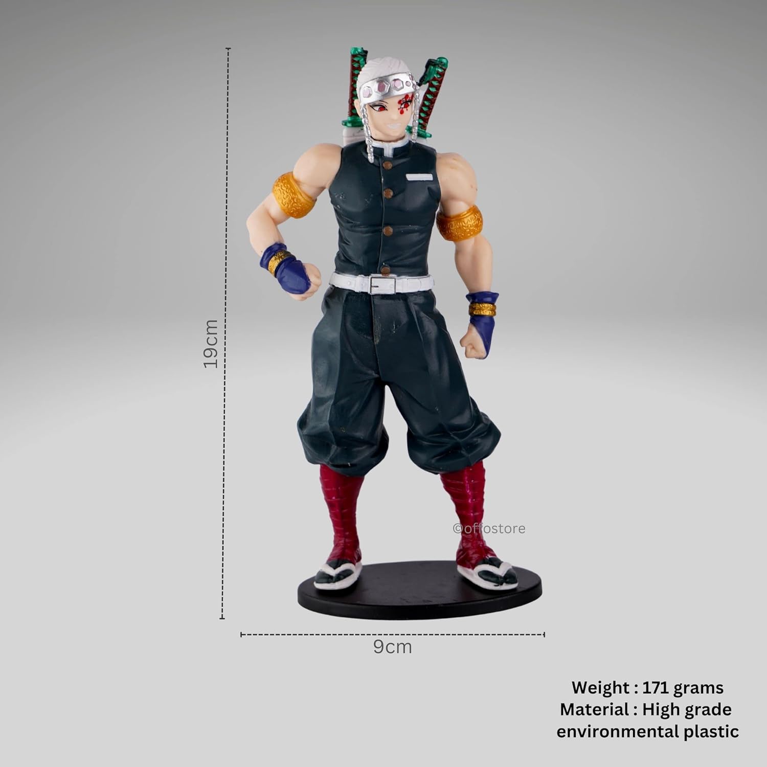 Demon Slayer Tengen Uzui Anime Action Figure