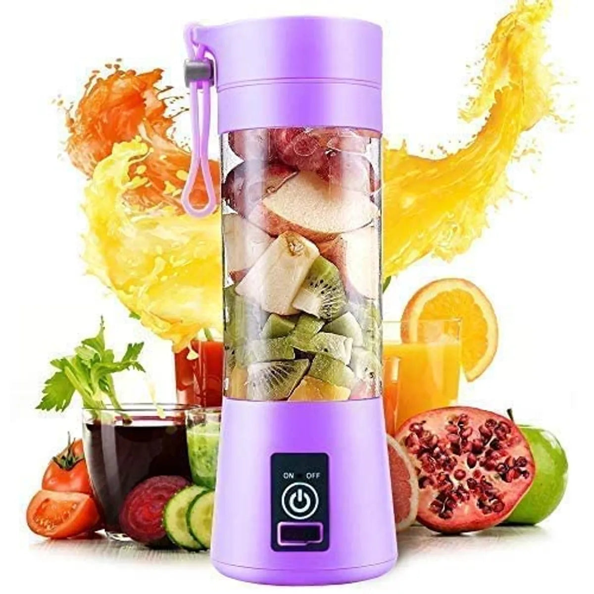 USB Rechargeable Mini Juicer Blender, Electric Juicer