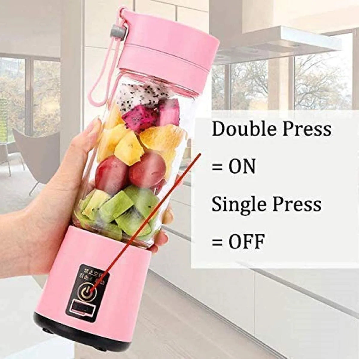 USB Rechargeable Mini Juicer Blender, Electric Juicer