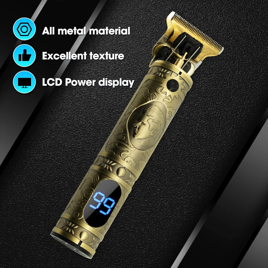 Unisex Designer Super Strong Adjustable Blade & Close Cut Hair Trimming