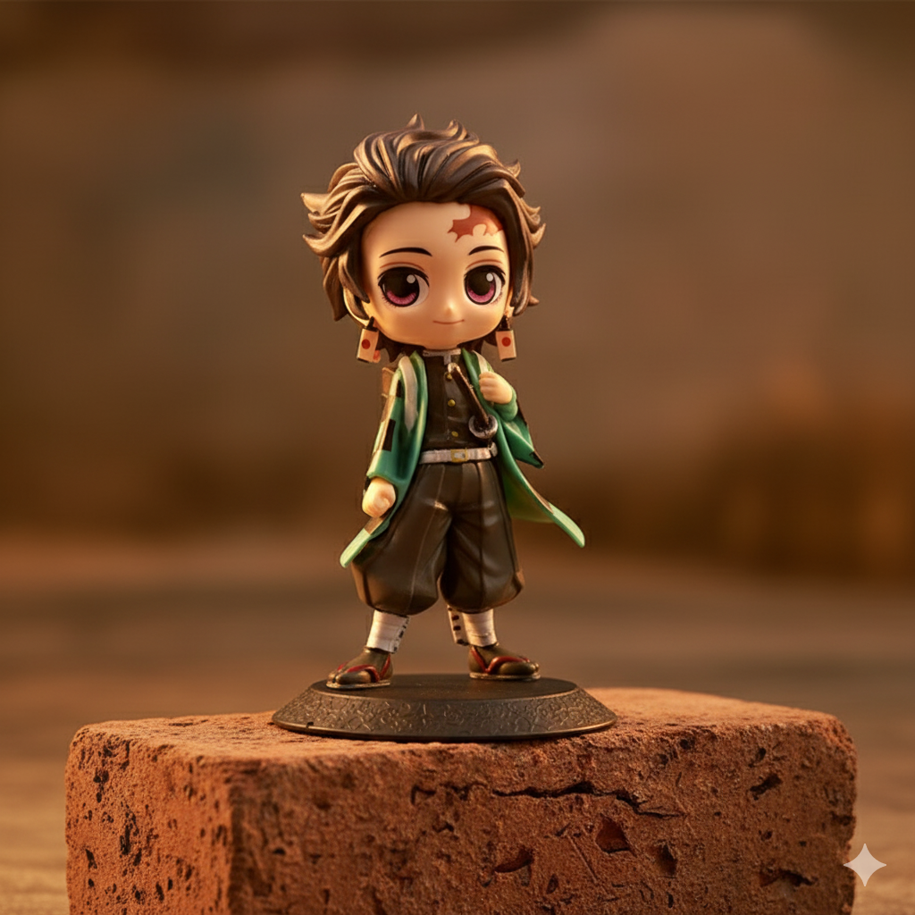 Tanjiro Action Figure Limited Edition for Car Dashboard
