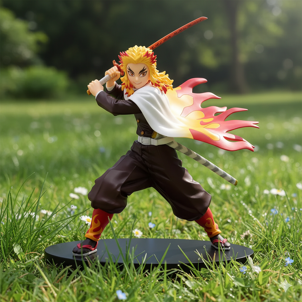 Rengoku Kyojuro Action Figure – Demon Slayer Flame Hashira Collectible