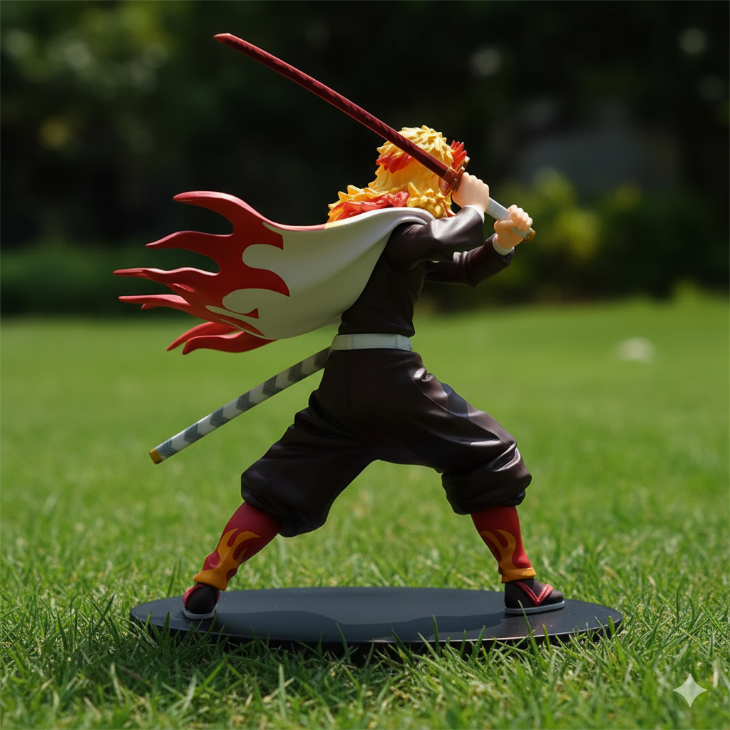 Rengoku Kyojuro Action Figure – Demon Slayer Flame Hashira Collectible