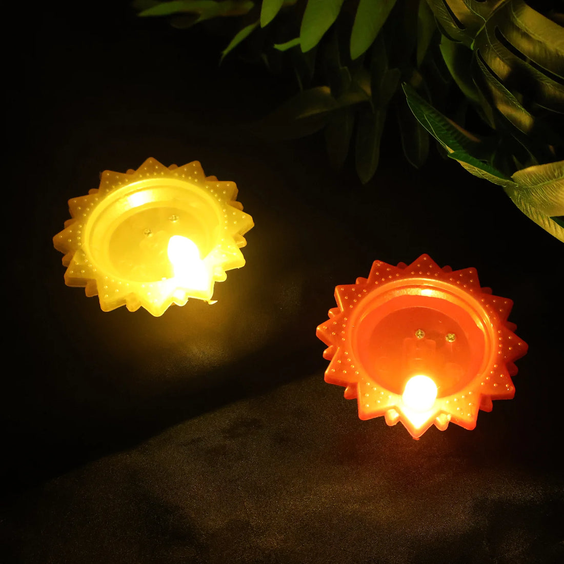 Water Sensor Led Diya Set for Diwali (6 Pcs Set)