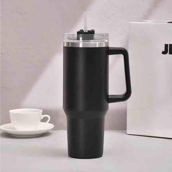 TUHI 1200 ml Steel Bottle  (Pack of 1, Black)