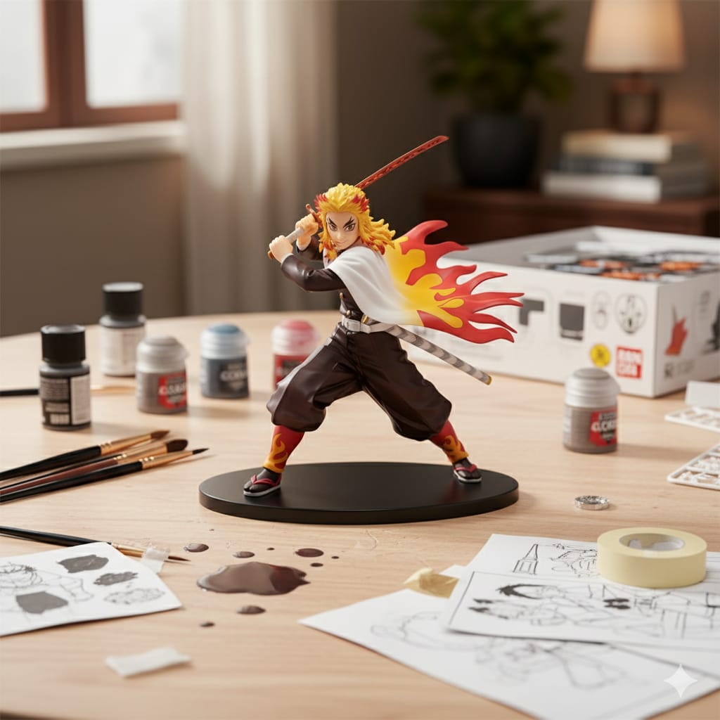 Rengoku Kyojuro Action Figure – Demon Slayer Flame Hashira Collectible