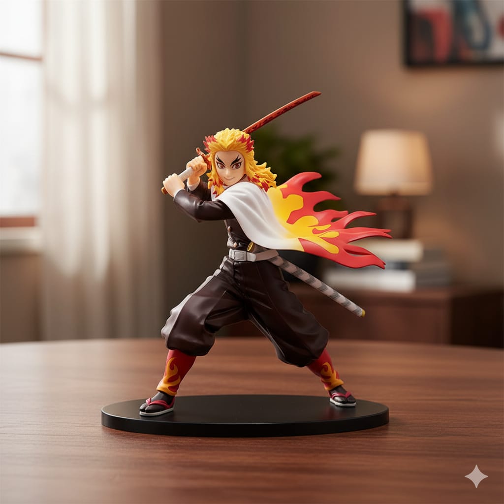 Rengoku Kyojuro Action Figure – Demon Slayer Flame Hashira Collectible