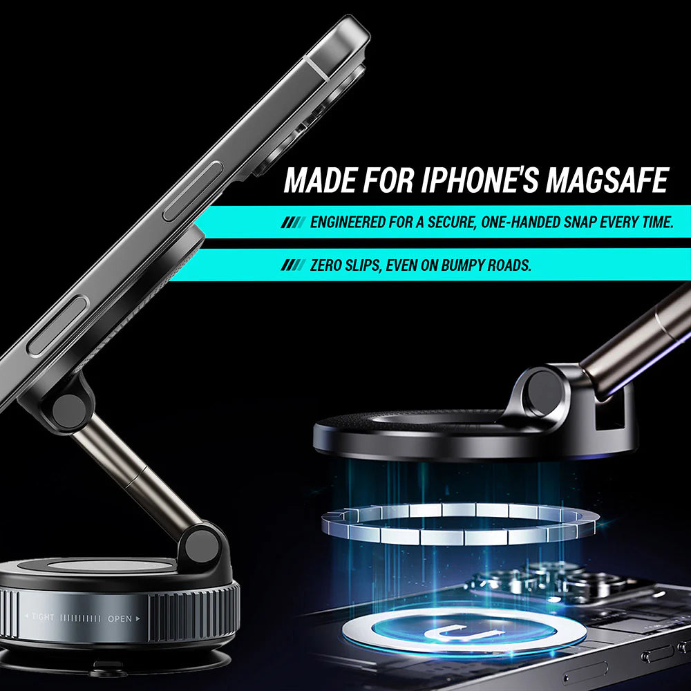 Vacuum Magnetic Suction Car Phone Holder