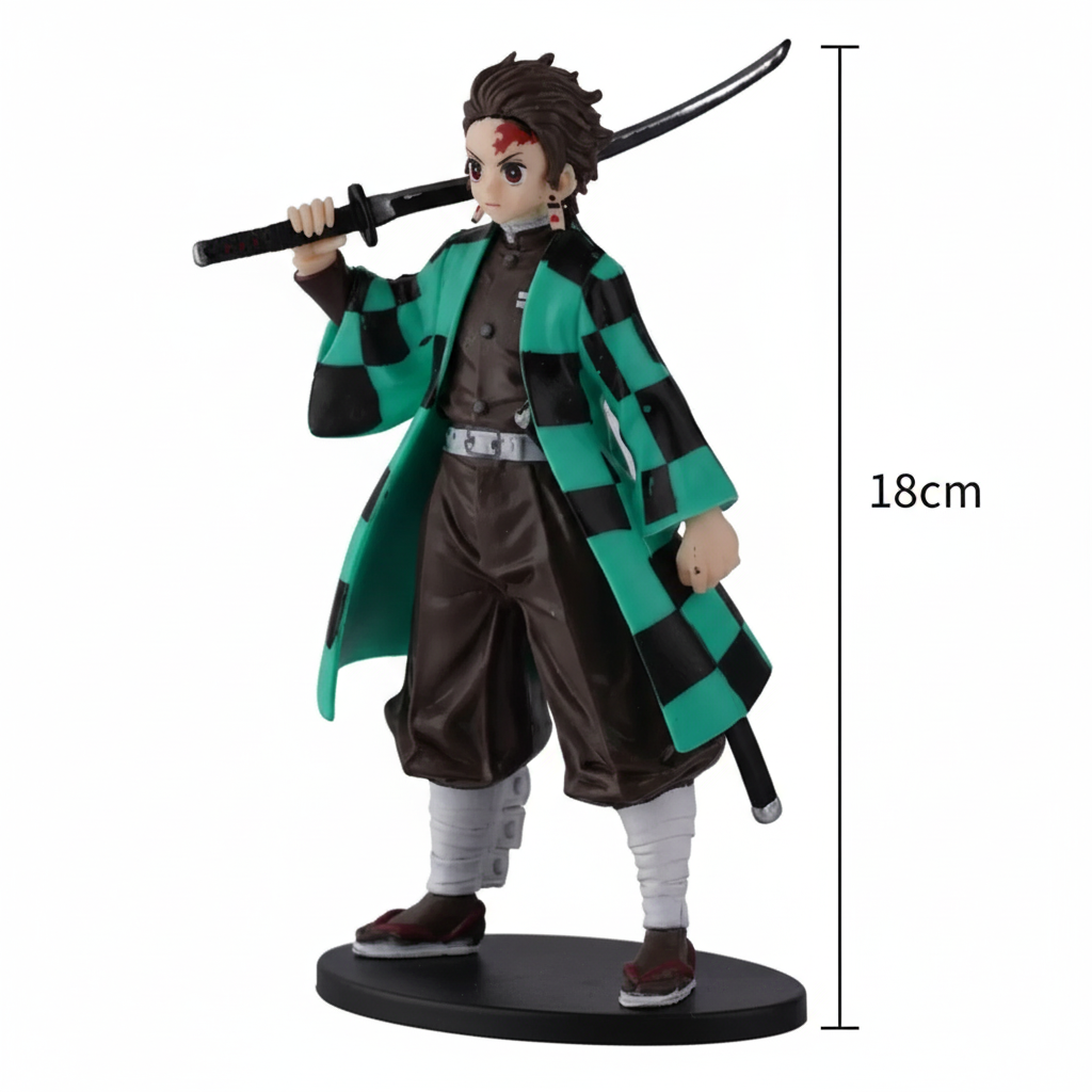 Demon Slayer Anime Tanjiro Kamado Action Figure ( 18 Cm )