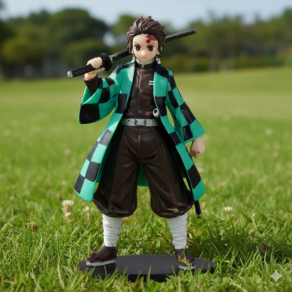 Demon Slayer Anime Tanjiro Kamado Action Figure ( 18 Cm )